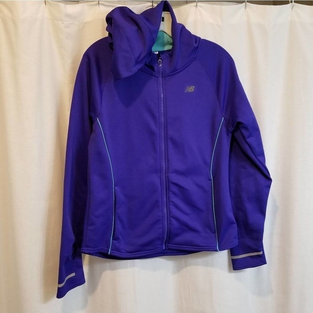 New Balance Purple athletic jacket hoodie girls size‎ 16